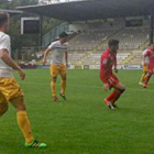 Lance del partido a puerta cerrada celebrado ayer en El Plantío.-TWITTER / @CDNUMANCIA