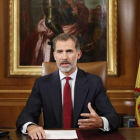 Felipe VI, en un momento de su discurso.-EFE / J.P.GANDUL