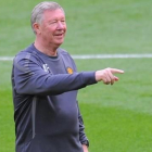 Alex Ferguson, durante su etapa como entrenador del United.-AFP / LLUIS GENE
