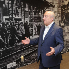 Gonzalo Antón durante un acto en Miranda de Ebro.-E. M.