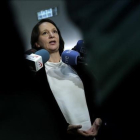 La diputada de Podemos Carolina Bescansa, en el Congreso.-