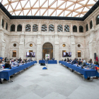 Reunión de la Asociación de Municipios del Camino de Santiago celebrada en Burgos. TOMÁS ALONSO
