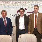 Barbero, Doménech y Benavente, ayer en la presentación del acto.-RAÚL G. OCHOA