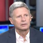 Gary Johnson, candidato del partido libertario de EEUU, durante la entrevista.-