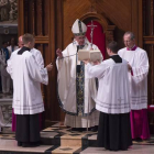 El papa Francisco, en un acto este sábado en Filadelfia.-AFP / CLEM MURRAY