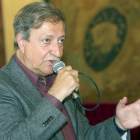 Paco Lobatón habló de los casos de desaparecidos en el Salón Rojo.-Israel L. Murillo