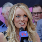 La estrella del porno Stormy Daniels.-AP