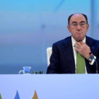 El presidente de Iberdrola, Ignacio Sánchez Galán. en la Junta de Accionistas del pasado viernes celebrada en Bilbao.-PATXI CORRAL