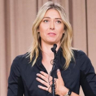 Maria Sharapova, durante la rueda de prensa en Los Ángeles.-AFP / ROBYN BECK