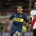 Imagen del Superclásico argentino.-AP / MARCELO RUIZ