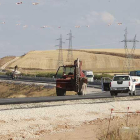 Imagen de los acceso a la autovía A-231 (Burgos-León).-RAÚL G. OCHOA