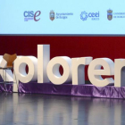El consejero de Empleo, Carlos Fernández Carriedo, en un momento de su discurso durante la inauguración del VIII Encuentro Nacional del Programa Explorer.-ICAL
