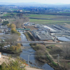 Imagen reciente de las obras de ampliación de la Estación Depuradora de Aguas de Burgos.-ISRAEL L. MURILLO
