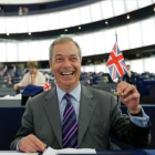 Nigel Farage, exlíder del partido xenófobo británico UKIP.-