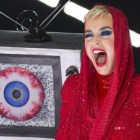 Katy Perry durante su actuación en el Staples Center de Los Ángeles con Witness The Tour, el pasado noviembre.-WILLY SANJUAN