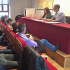 Peña y Gil se reunieron con los ediles de las Merindades para hablar del fracking.-ECB