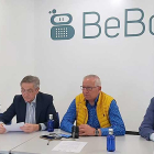 Javier Cuasante (Caja de Burgos), Ginés Clemente (Aciturri), José Luis Solana (Coral) y Álvaro Fernández (Aciturri).-ECB