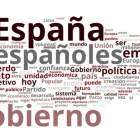 Representación de las palabras más empleadas por Rajoy en su discurso de investidura.-
