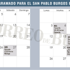 Calendario programado para el Hereda San Pablo, sujeto a nuevas correcciones. ECB