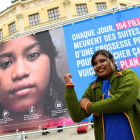 Radha Rani escapó de un matrimonio forzado a los 14 años de edad en Bangladesh. Actúa ahora como portavoz de una campaña internacional contra el matrimonio infantil-BERTRAND GUAY / AFP