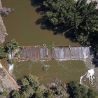 Una de las intervenciones de mayor calado ha sido la realizada en la presa del Salto, al paso del Duero por la localidad ribereña de Fresnillo de las Dueñas.-ECB