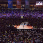 Acto de inicio de la campaña del referéndum en Tarragona, este jueves-JOAN REVILLAS