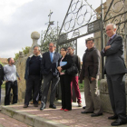 Los alcaldes y el delegado visitaron también la iglesia de la localidad.-ECB