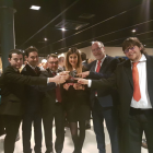 Roberto Ladrero, Roberto Martínez, Salvador Benito Aitana Hernando, Miguel Ángel Adrián y Nicolás Benito.-ECB