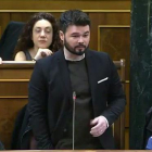 Rufián pregunta a Rajoy sobre la judialización del proceso soberanista.-CONGRESO DE LOS DIPUTADOS
