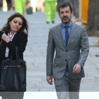 El jefe de los Mossos, Ferran López, esta mañana llegando al Tribunal Supremo.-DAVID CASTRO