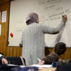 Una clase en un colegio de confesión musulmana en Toulouse.-Foto: AFP / REMY GABALDA