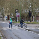 Paso de peatones y ciclistas en el que se produjo el atropello.-RAÚL G. OCHOA