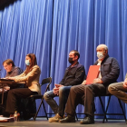 Imagen de la reunión organizada hoy por los críticos al presidente