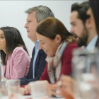 Inés Arrimadas junto a otros miembros de la dirección de Ciudadanos.-JOSE LUIS ROCA