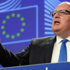 El vicepresidente primero de la Comisión Europea, Frans Timmermans.-THIERRY CHARLIER / AFP