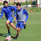 Imagen del último entrenamiento semanal del CD Mirandés.-@CDMIRANDES