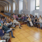 Imagen del encuentro celebrado ayer en el Monasterio de San Agustín.-SANTI OTERO