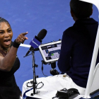 Serena protesta a la juez de línea-USA TODAY / DANIELLE PARHIZKARAN