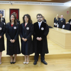 Cinco nuevos jueces de la 66ª promoción destinados en Castilla y León juran sus cargos y toman posesión de los mismos ante la Sala de Gobierno del Tribunal de Justicia de Castilla y León-ICAL