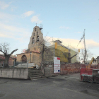 Estado en que se encuentra el templo y su entorno, ya con las obras de mejora en marcha. G. G.