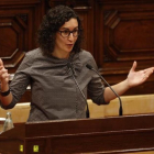 La portavoz de Junts pel Sí en el Parlament, Marta Rovira.-