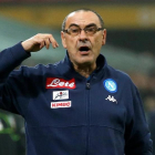 El entrenador del Nápoles, Maurizio Sarri-REUTERS/ CIRO DI LUCA