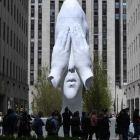Nueva York acoge una escultura de Jaume Plensa.-TIMOTHY A. CLARK (AFP)