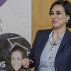 La primera charla del año del programa STEM se celebró ayer en el salón del actos del Museo de la Evolución con la presencia de un centenar de jóvenes.-S. OTERO