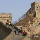 Aspecto de la Gran Muralla China.-Foto: EFE / MICHAEL REYNOLDS