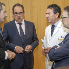 De izquierda a derecha, José Manuel Bilbao, Baudilio Fernández Mardomingo, Miguel Ángel Ortiz y Marc Simón.-SANTI OTERO