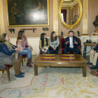 Imagen de la reunión del alcalde con los ciudadanos venezolanos.-ISRAEL L. MURILLO