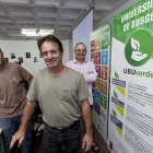 Carlos Palma, Jesús Lázaro y Luis Marcos durante la presentación de la campaña de UBUVerde.-UBU
