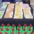 Material incautado por la Policía Nacional a los detenidos.-ECB