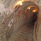 Una de las bodegas subterráneas arandinas.-L. V.